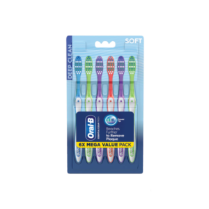 Oral-B Soft Toothbrush, 6 Pack