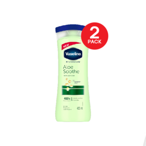 Vaseline Aloe Soothe Body Lotion 400ml, 2 Pack