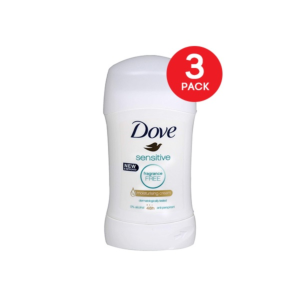 Dove Sensitive Fragrance Free Moisturising Cream 40gm, 3 Pack